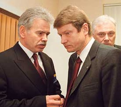 Jurijus Borisovas ir Rolandas Paksas