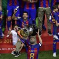 „Barcelona“ džiaugsmas Ispanijos Karaliaus taurės turnyro finale