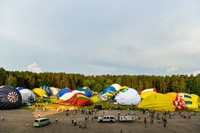 Vilniaus oro balionų čempionatas // Evaldo Čingos nuotr.