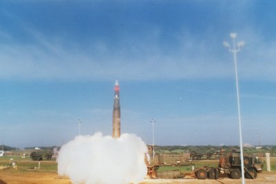 Pershing II raketos paleidimas