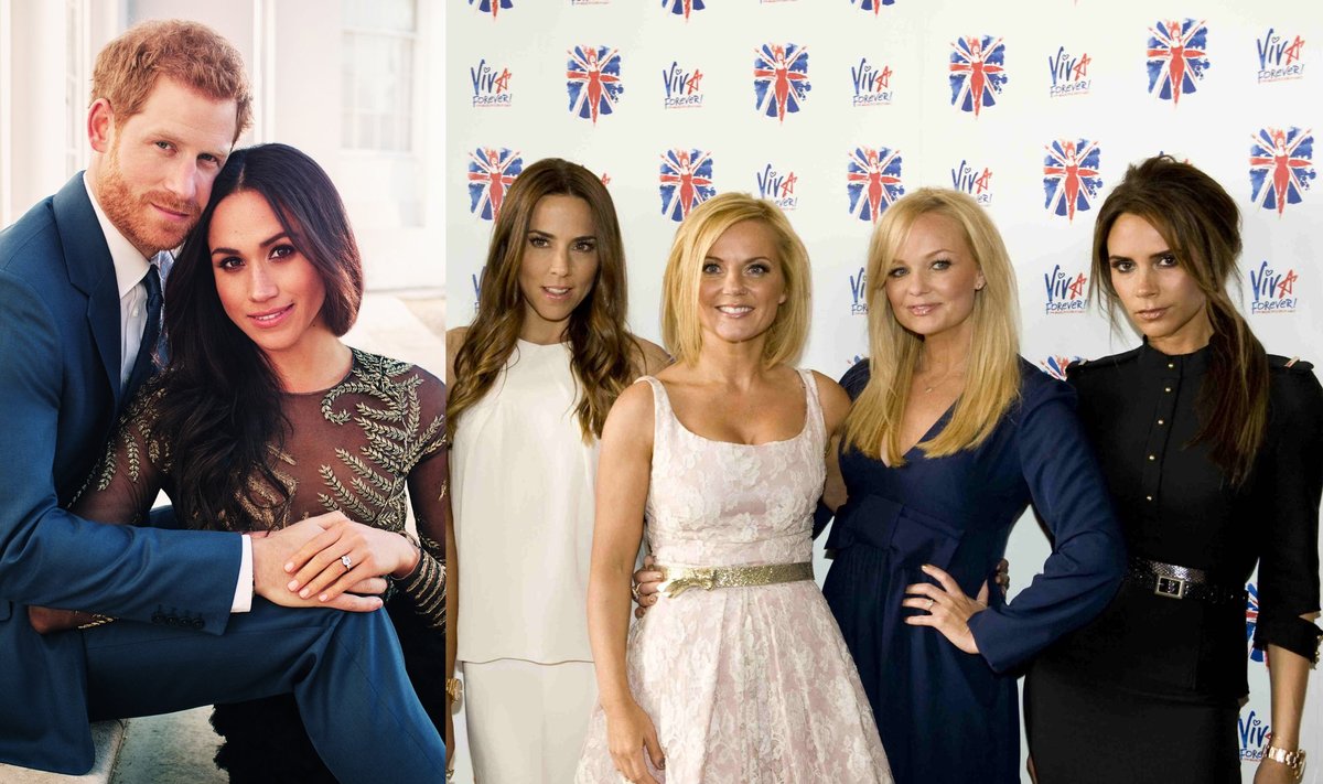 Princas Harry, Meghan Markle, Spice Girls