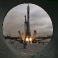 Erdvėlaivis „Sojuz“ sėkmingai susijungė su Tarptautine kosmine stotimi