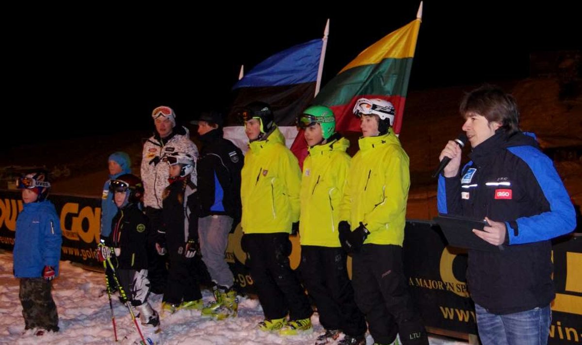 Kalnų slidinėjimo Baltijos taurės varžybų atidarymas