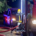 Po sprogimo Alytaus rajone kilo gaisras