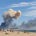 Rusai numušė raketą virš sausakimšo paplūdimio Kryme: keliasdešimt sužeistųjų, tarp žuvusiųjų – ir vaikai