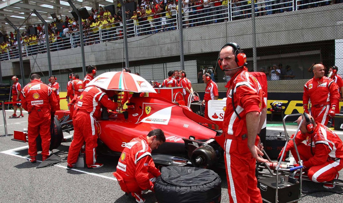 "Ferrari" komanda prie F-1 automobilio