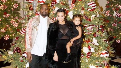 Kim Krdashian, Kanye Westas ir North