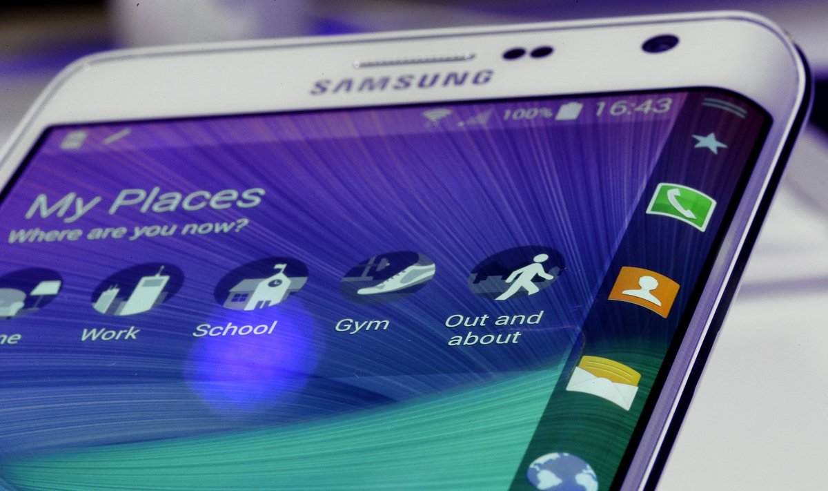 "Samsung Galaxy Note Edge" išmanusis telefonas