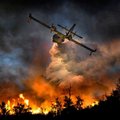 Įspūdingose fotografijose - patyrusių pilotų ir ugniagesių kova su liepsnojančiais miškais