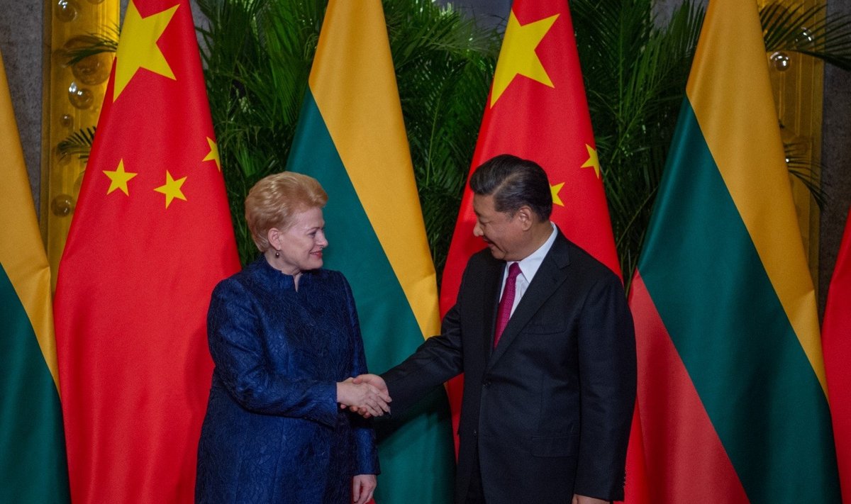 D. Grybauskaitė ir XI Jinpingas