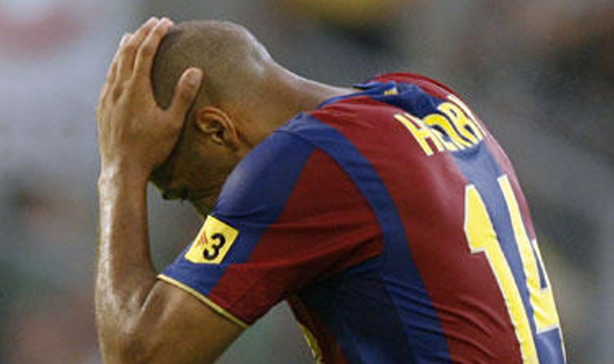 Thierry Henry ("FC Barcelona") nepataikė į vartus