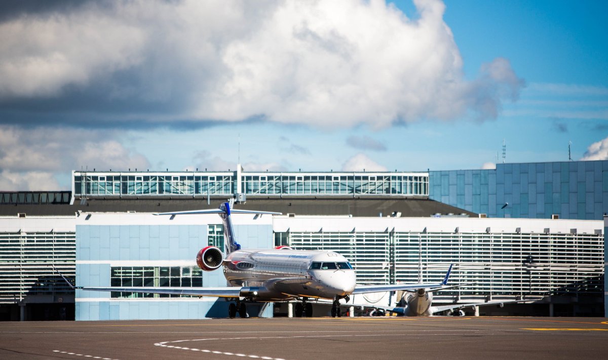 At the Vilnius Airport