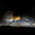 Miško kelyje medžiotojai siautėjo nepastebėdami įjungto vaizdo registratoriaus