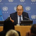 Lavrovas grasina: į dronų ataką reaguosime konkrečiais veiksmais
