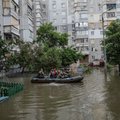 Ukraina: potvynis sprogus Kachovkos užtvankai apima daugiau nei 600 kvadratinių kilometrų