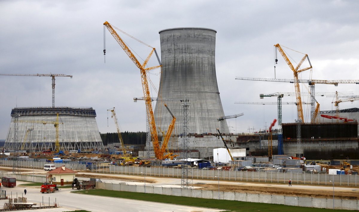 Astravyets nuclear power plant in Belarus