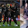 „Manchester City“ žvaigždės vakarėlyje pramogavo su iš Milano atskraidintais modeliais