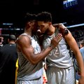 NBA naktis: „Timberwolves“ eliminavo „Nuggets“, Westbrookas pakartojo trigubo dublio vidurkį