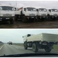 Policija išaiškino, iš kur paslaptingi rusiški sunkvežimiai