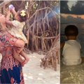 Beyonce pasidalino retomis akimirkomis iš šeimos atostogų Azijoje: nuotraukose - ir pusantrų metų dvynukai