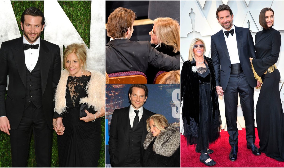 Bradley Cooperis ir jo mama