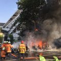 Policijos būstinėje Indonezijoje driokstelėjo sprogimas, esama nukentėjusiųjų