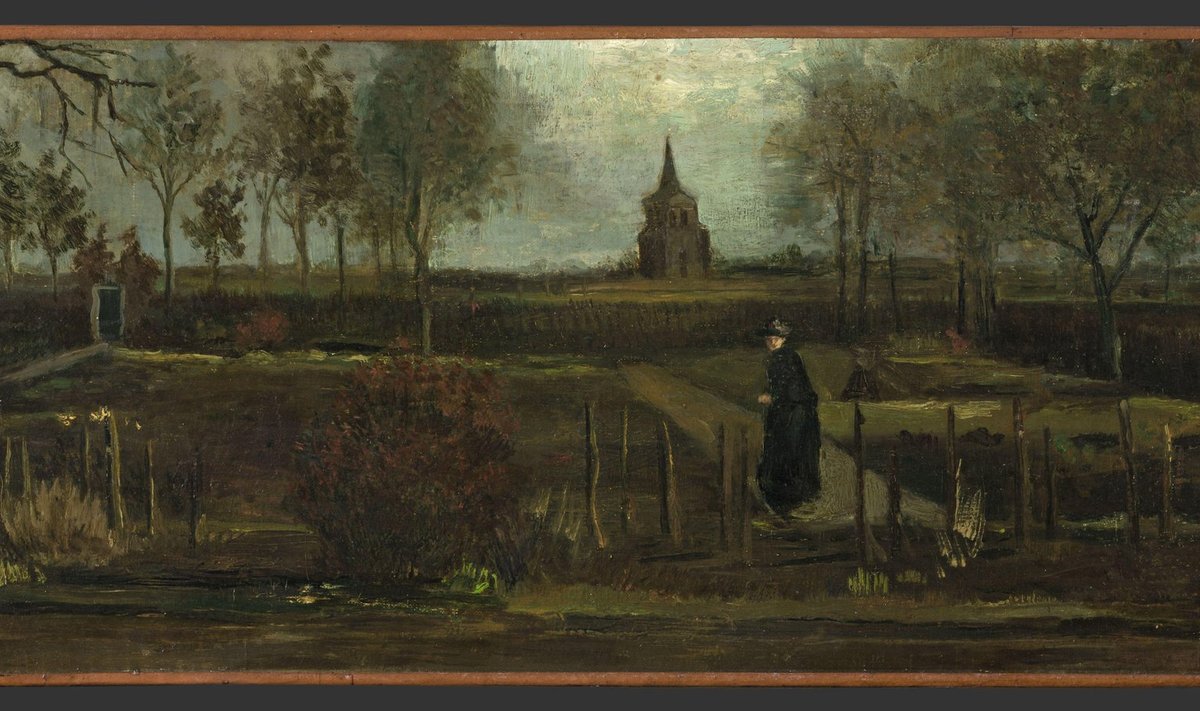 V. van Goghas, „Klebonijos sodas Niunene pavasarį“ 