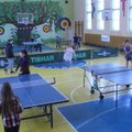 Daugėlių mokykloje – stalo teniso varžybos