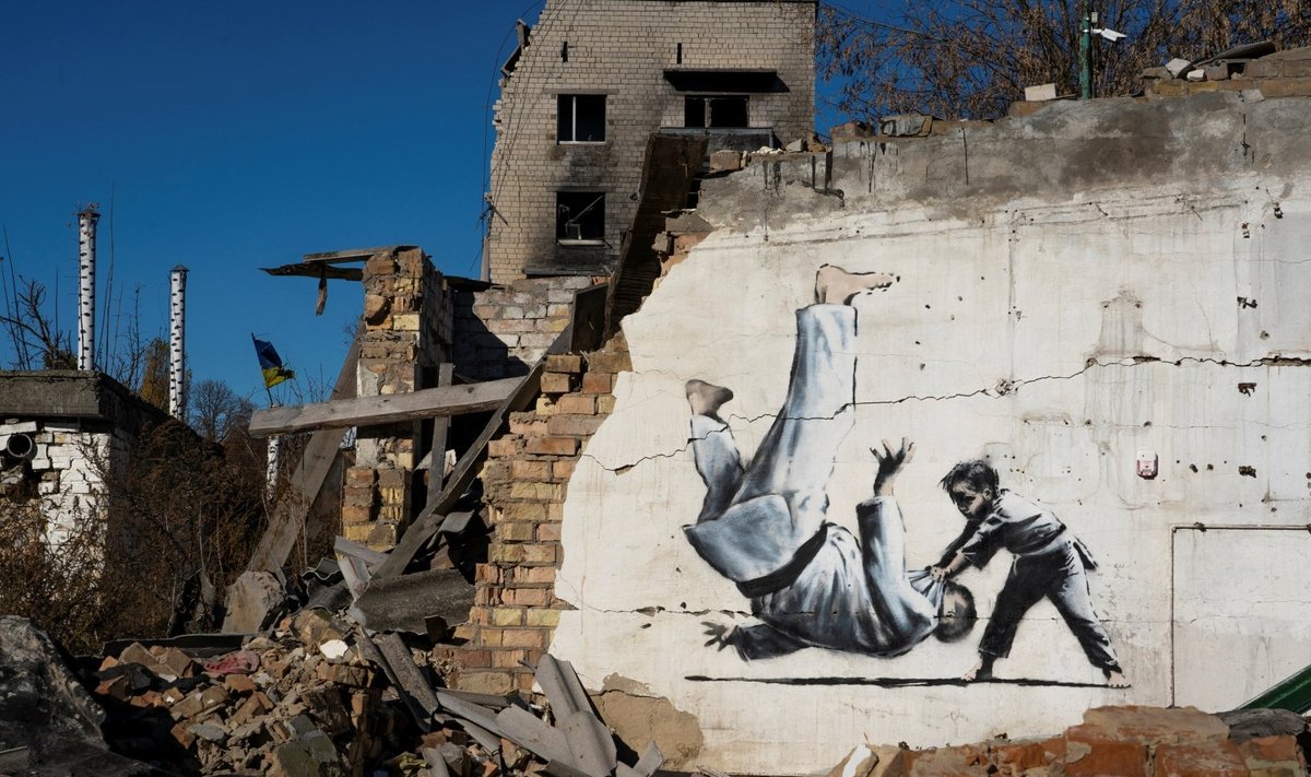 Banksy piešinys Ukrainoje