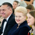 Pasitikėjimas D. Grybauskaite kiek sumenko, bet ji vis dar aukštumose