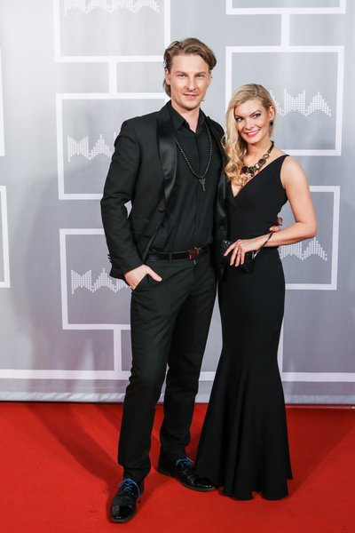 Justinas Lapatinskas su žmona
