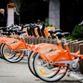 Į sostinės gatves vėl išriedės oranžiniai dviračiai