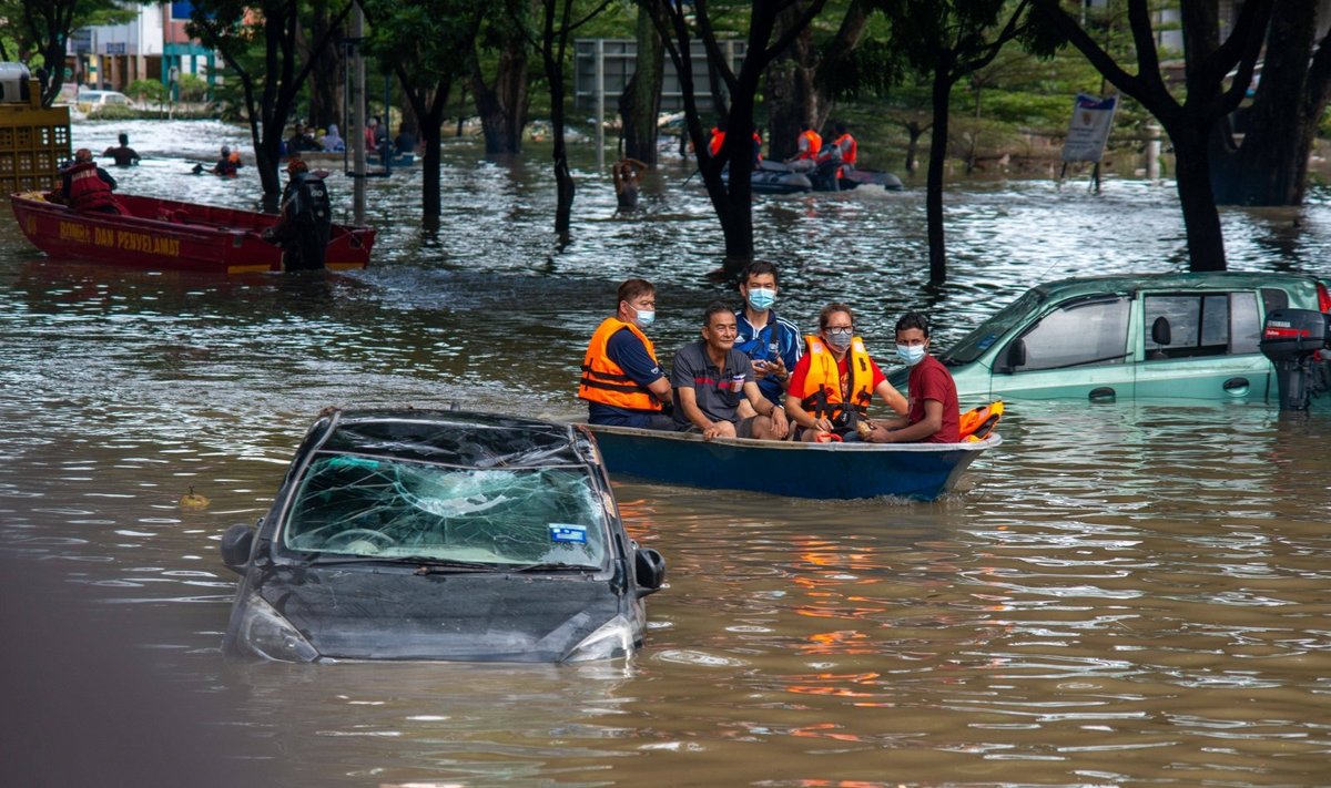 Potvyniai Malaizijoje
