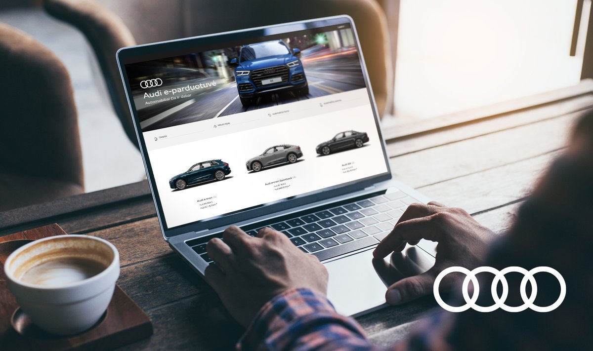 "Volkswagen" ir "Audi" automobilius jau galima įsigyti internetu