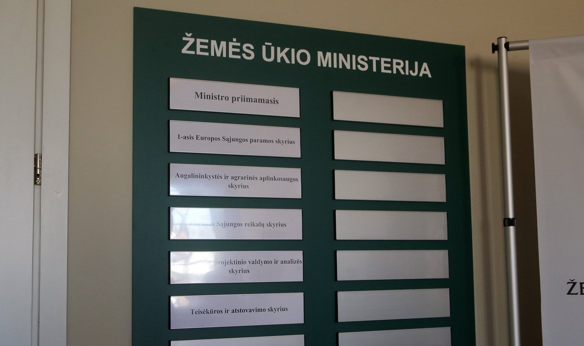 Atidaroma "veidrodinė" Žemės ūkio ministerija Kaune