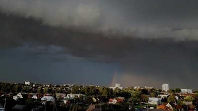 Pro Lietuvą praslinko lietus ("Orai ir klimatas Lietuvoje" nuotrauka)