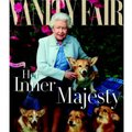 „Vanity Fair“ viršelį papuošė karalienė Elžbieta II ir jos korgiai