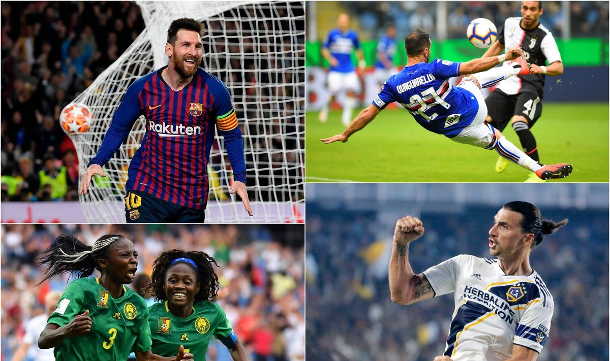 Lionelis Messi, Fabio Quagliarella, Ajara Nchout, Zlatanas Ibrahimovičius
