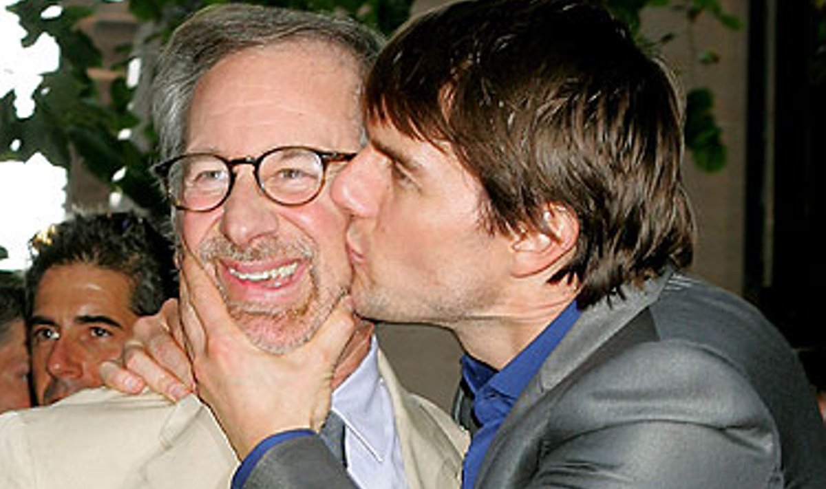 Stevenas Spielbergas ir  Tomas Cruise'as 