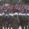 Per protestus Graikijoje žuvo 3 žmonės