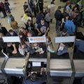Po atšauktų skrydžių į Egiptą Maskvos oro uoste – chaosas