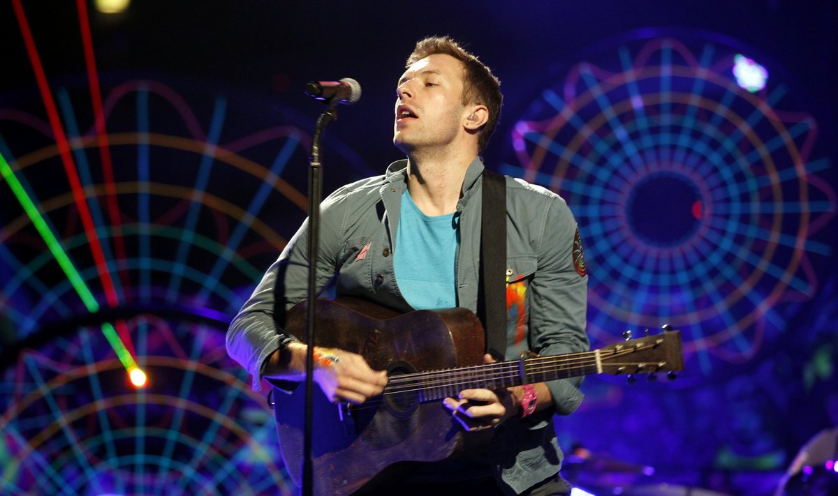 Chris Martin iš grupės "Coldplay"