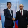 Abe žada išspręsti teritorinį ginčą su Rusija