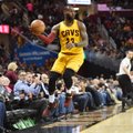 NBA naktis: „Cavs“ keistai pralaimėjo namuose, „Spurs“ rodė jėgą Dalase