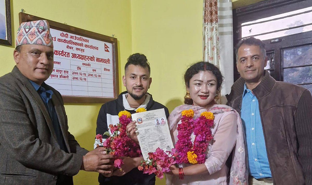 Nepale įregistruota pirmoji LGBTQ santuoka