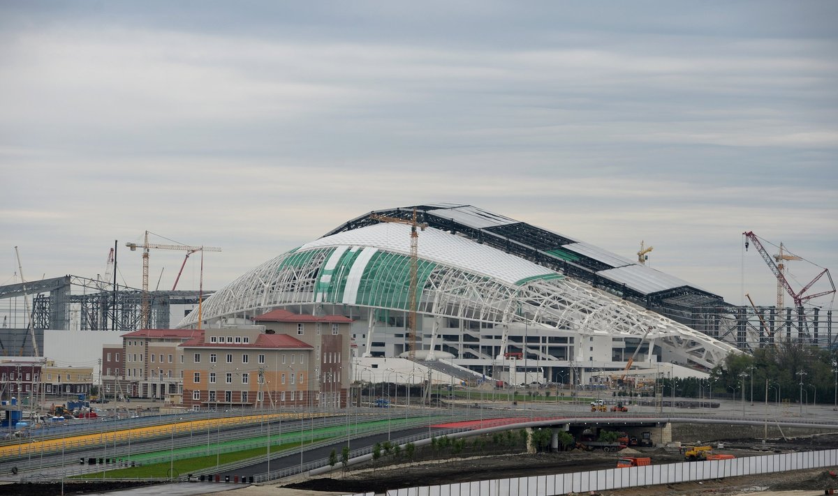 Statomas olimpinis stadionas Sočyje