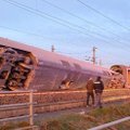 Prie Milano nuo bėgių nulėkus traukiniui žuvo du mašinistai