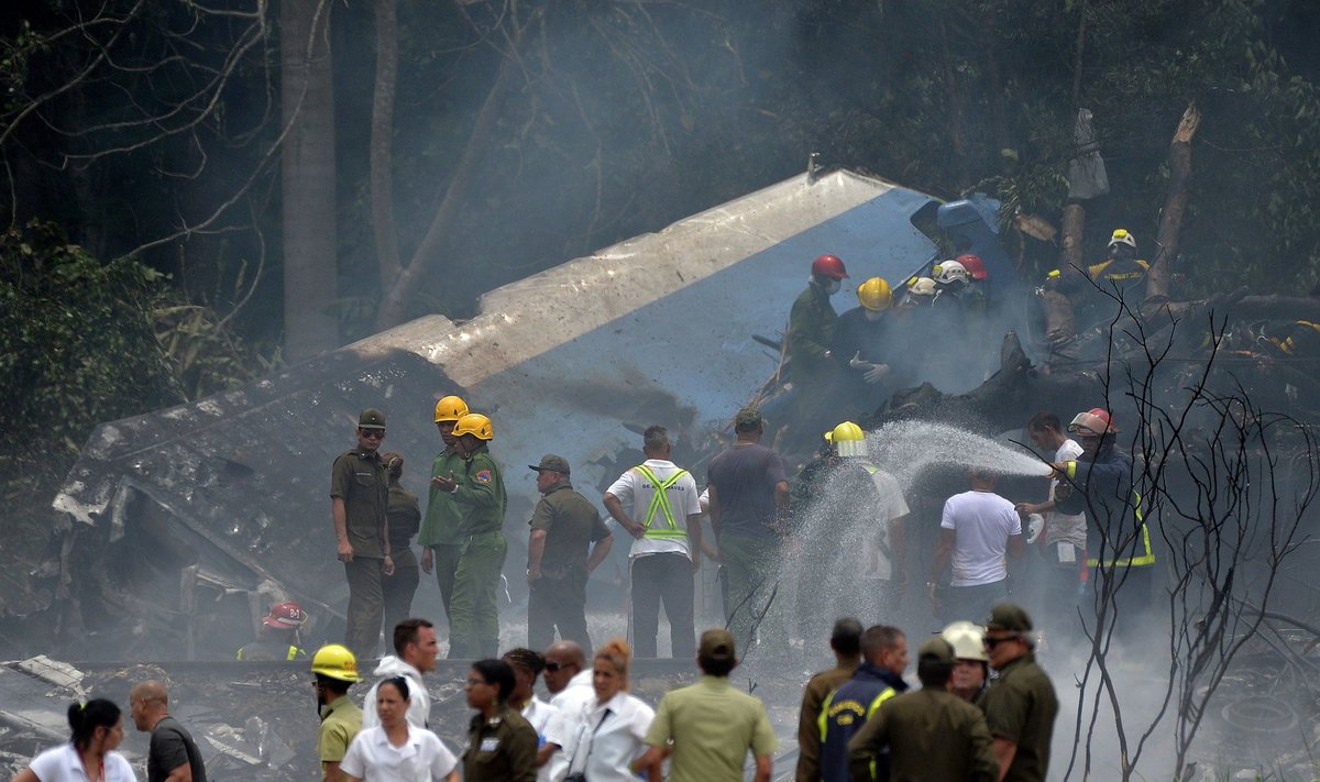 Plane crash in Cuba