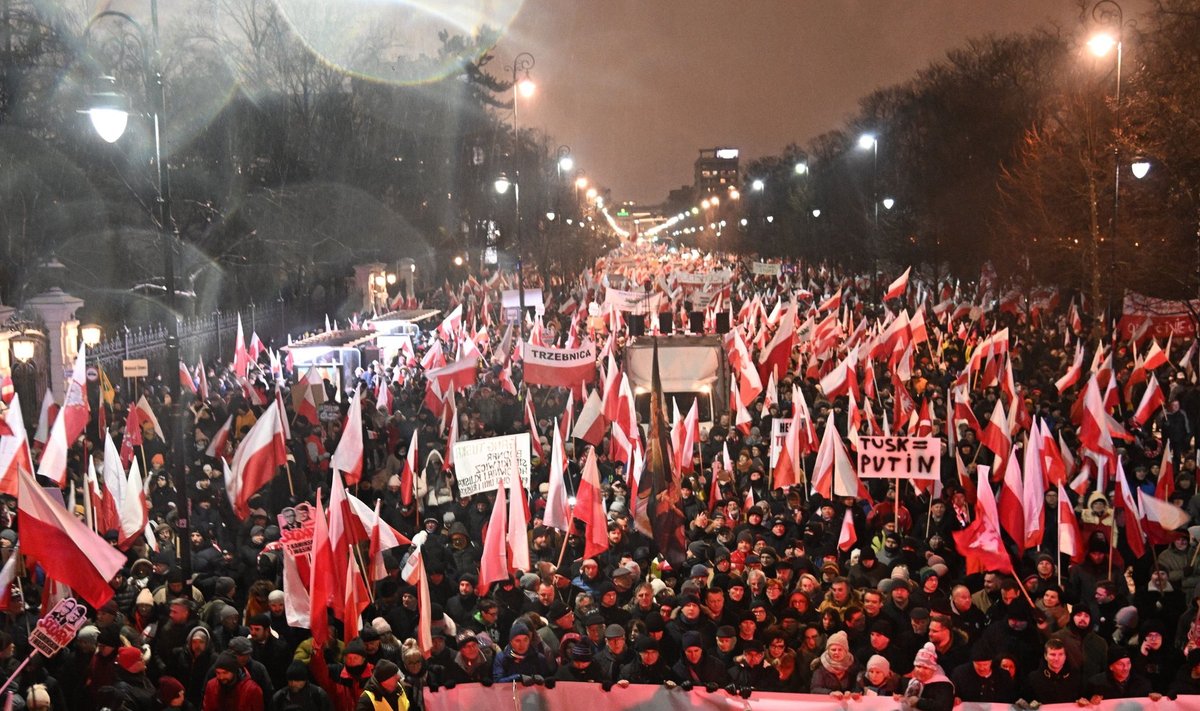 Demonstracija Lenkijoje