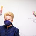 Grybauskaitė: sankcijos putino nesustabdys, karą sustabdyti gali tik karas